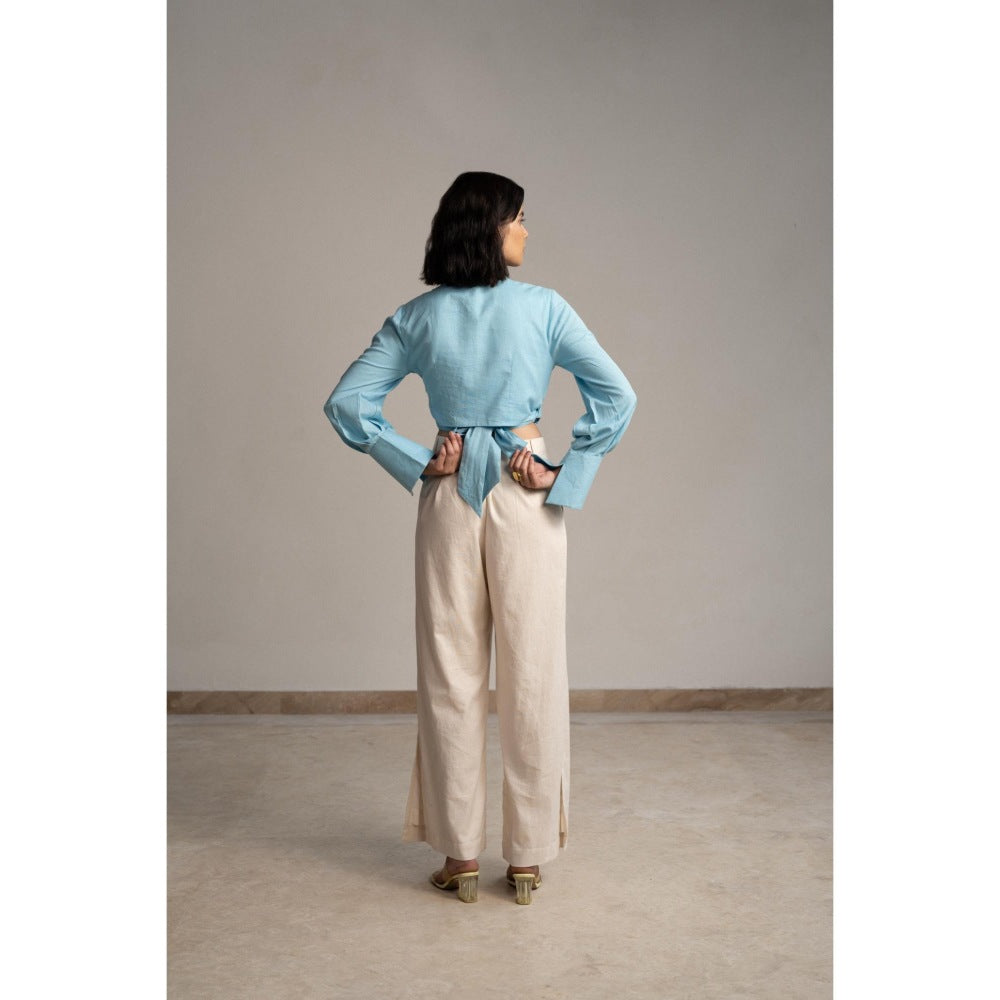 ORIGANI Blue Skies Crop Top