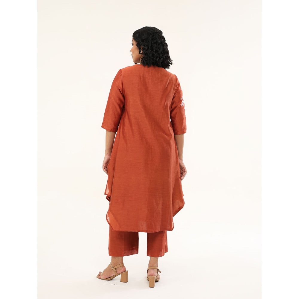 ORIGANI Hyacinth Halo Suit Kurta with Pant (Set of 2)