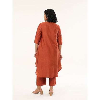 ORIGANI Hyacinth Halo Suit Kurta with Pant (Set of 2)