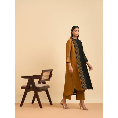 ORIGANI Golden Twilight Suit Kurta with Pant (Set of 2)