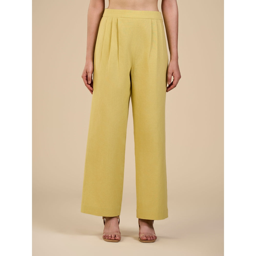 ORIGANI Jade Pleated Trouser