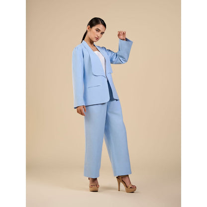 ORIGANI Blue Cornflower Trouser