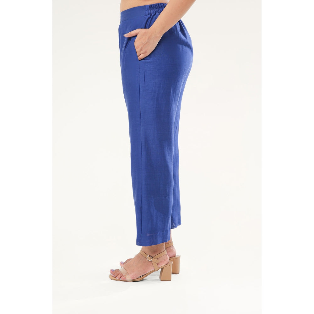 ORIGANI Jasmine Trouser - Blue