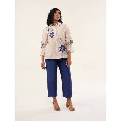 ORIGANI Jasmine Trouser - Blue
