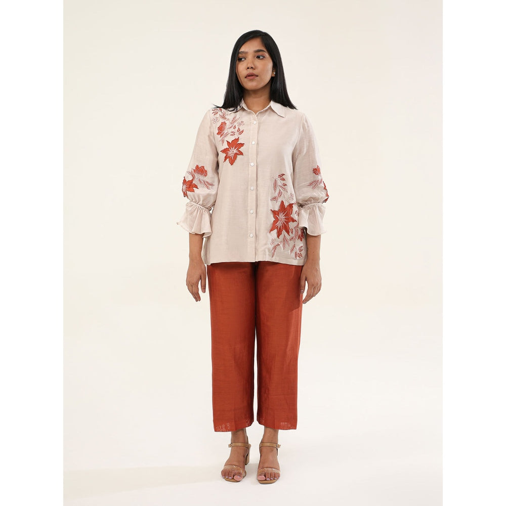 ORIGANI Jasmine Trouser - Rust