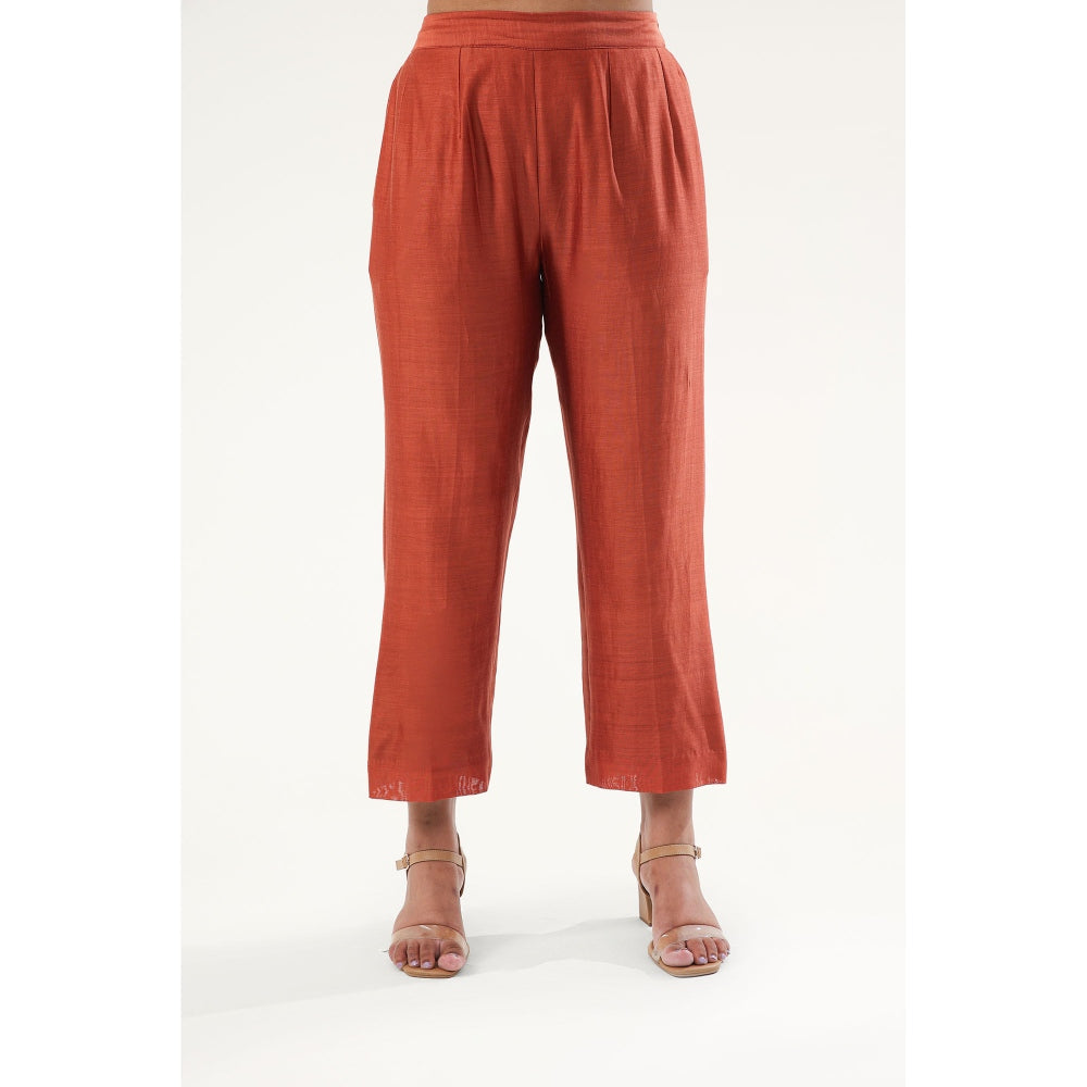 ORIGANI Zinnia Trouser - Rust