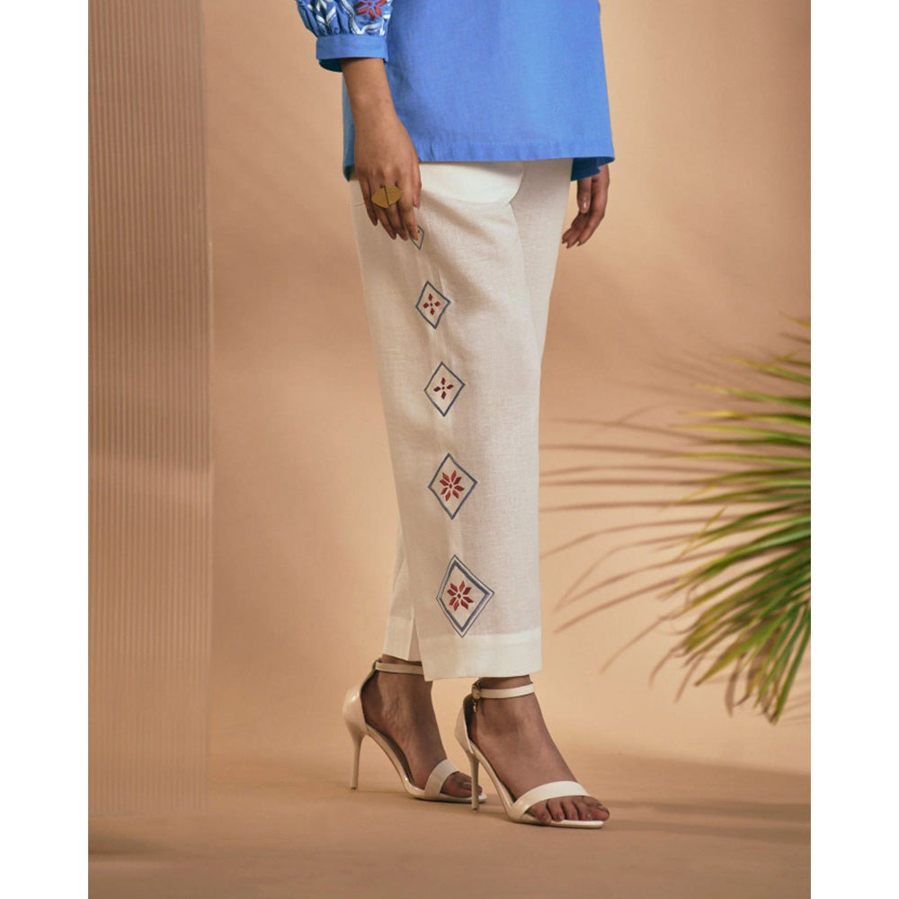 ORIGANI Ivory Rainforest Pant