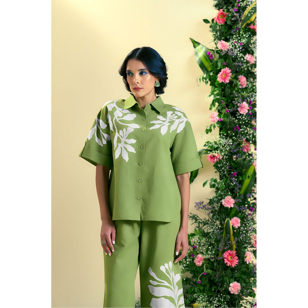 ORIGANI Green Soleil Shirt