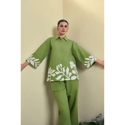 ORIGANI Green Soleil Shirt