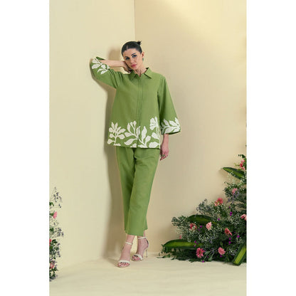 ORIGANI Green Soleil Shirt