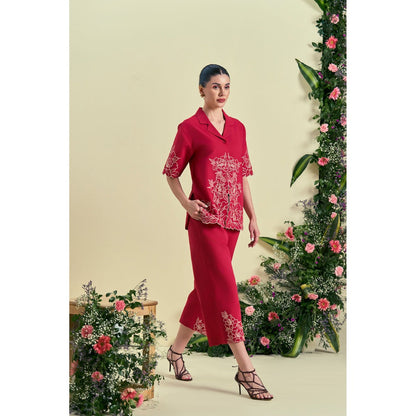 ORIGANI Red Amara Shirt