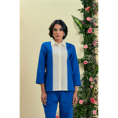 ORIGANI Blue Tamaris Shirt