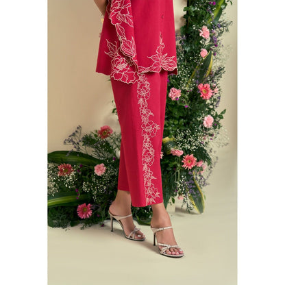 ORIGANI Red Jardin Pant