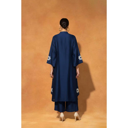 ORIGANI Blue Celestial Top with Pant and Jacket