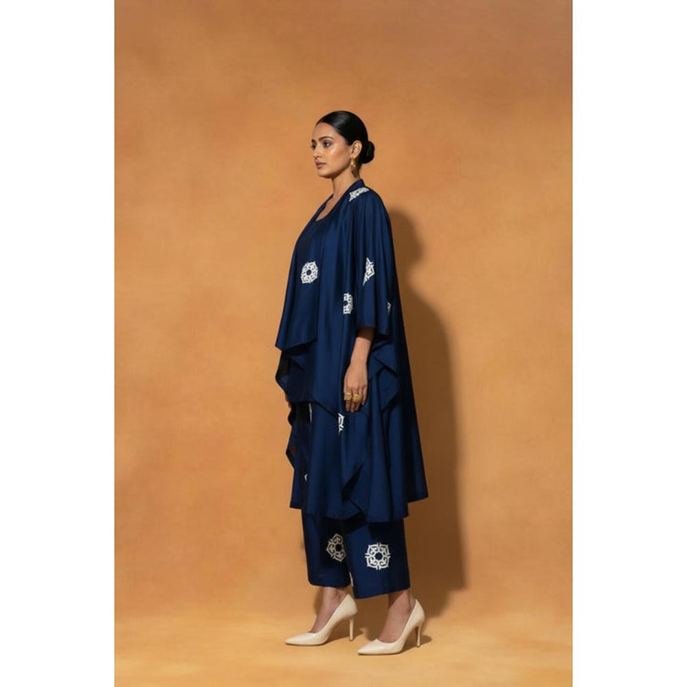 ORIGANI Blue Celestial Top with Pant and Jacket