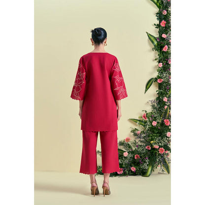 ORIGANI Red Nira Kurti