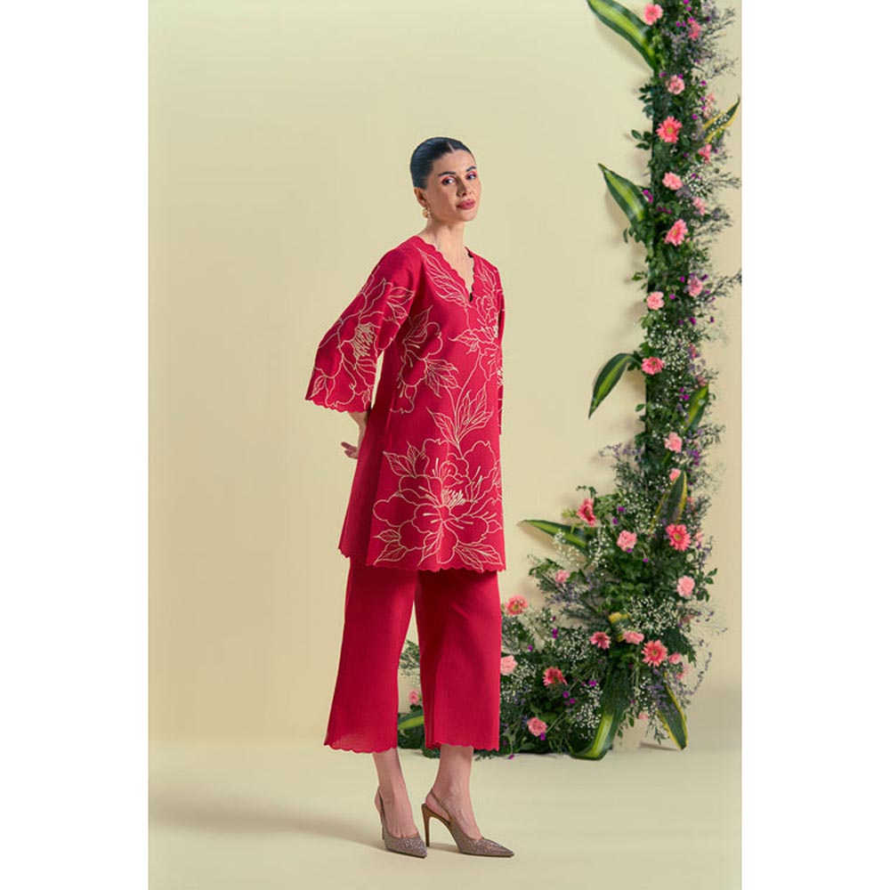 ORIGANI Red Nira Kurti