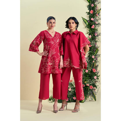 ORIGANI Red Nira Kurti