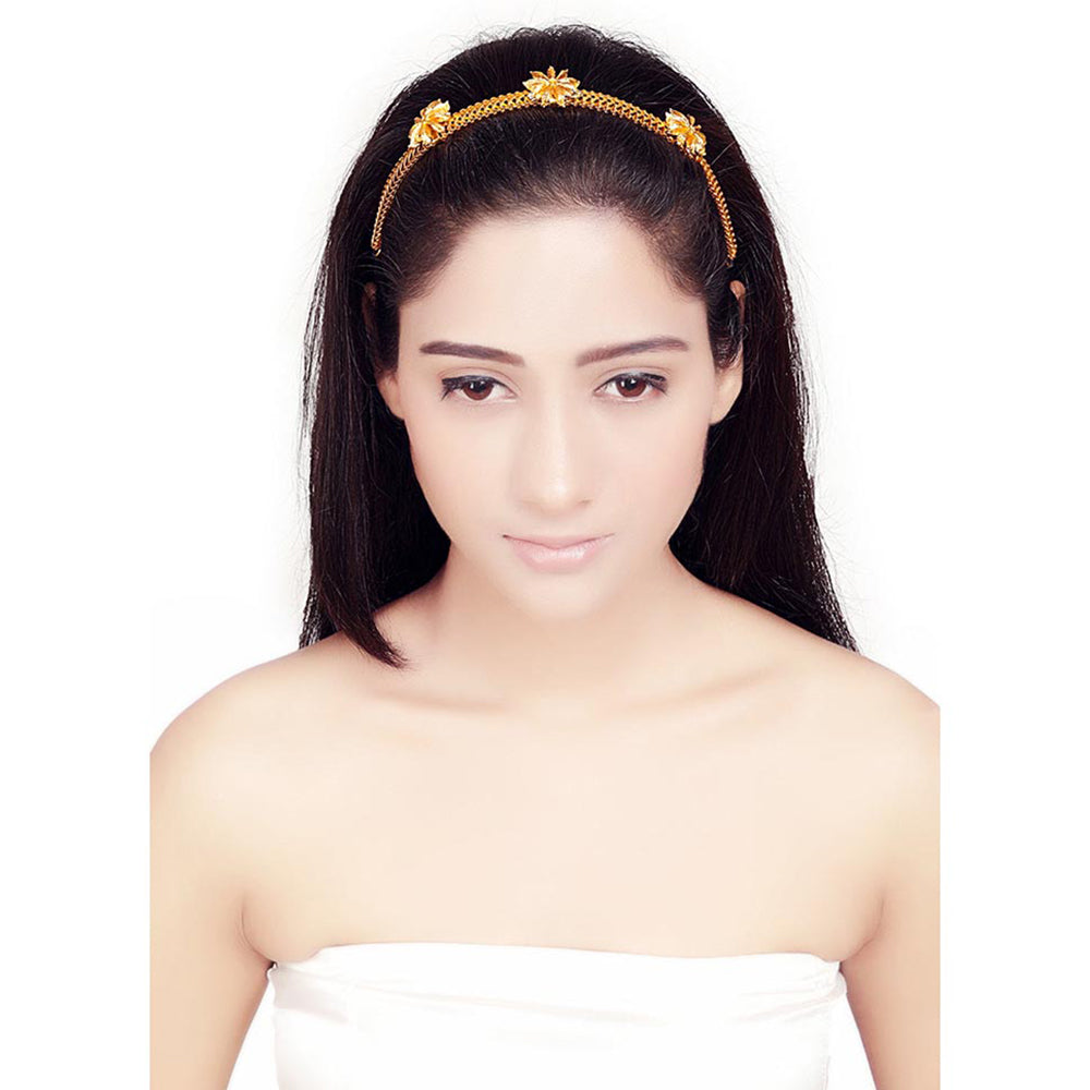 ORNAMAAS Gold Star Anise Chain Hair Band