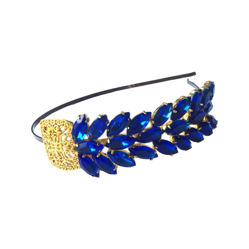ORNAMAAS Royal Blue Rebel Hair Band
