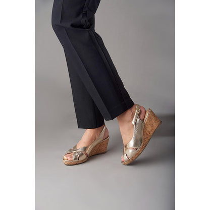 Oroh Segovia Gold Heels