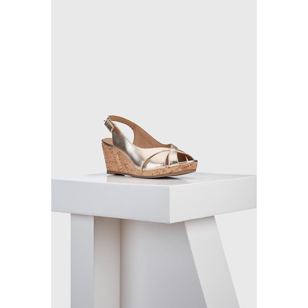 Oroh Segovia Gold Heels