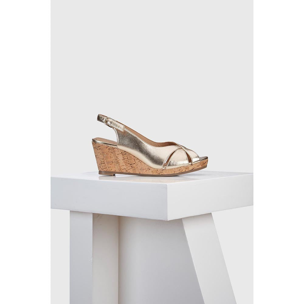Oroh Segovia Gold Heels