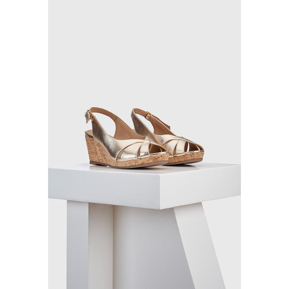 Oroh Segovia Gold Heels
