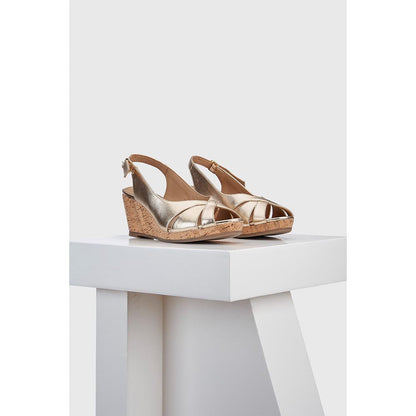 Oroh Segovia Gold Heels