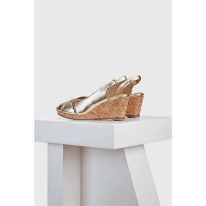 Oroh Segovia Gold Heels