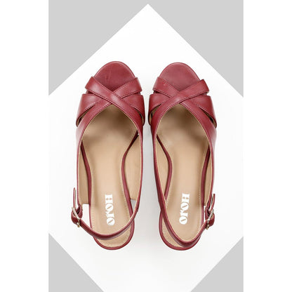Oroh Segovia Maroon Heels