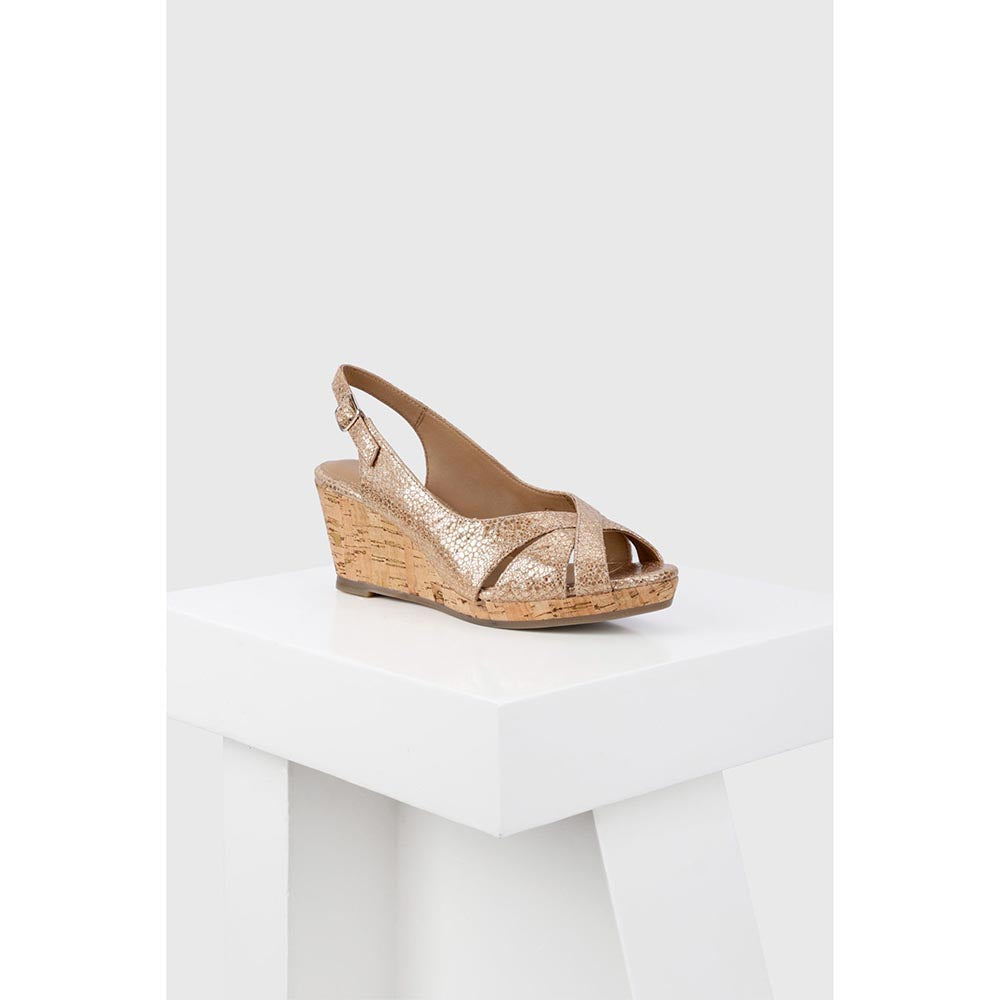 Oroh Segovia Gold Heels