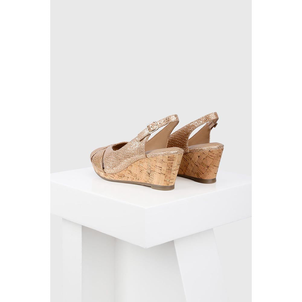 Oroh Segovia Gold Heels