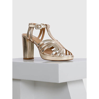 Oroh Tarifa Gold Heels