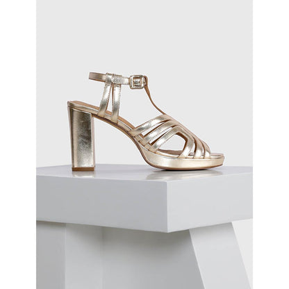 Oroh Tarifa Gold Heels