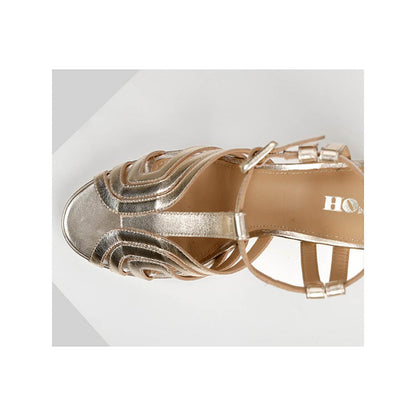 Oroh Tarifa Gold Heels