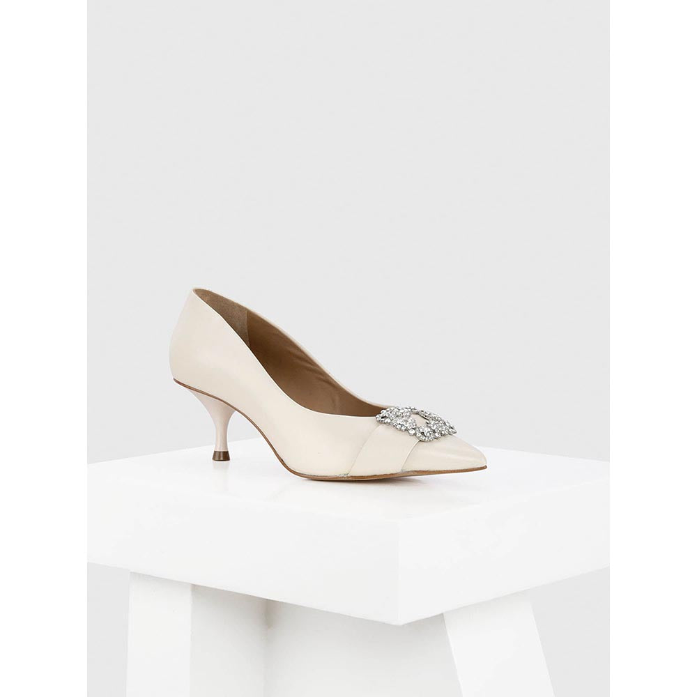 Oroh Marbella White Pump Heels