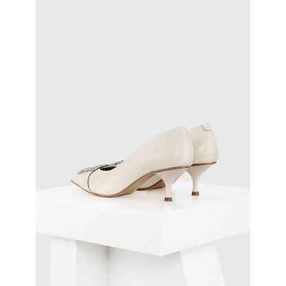 Oroh Marbella White Pump Heels
