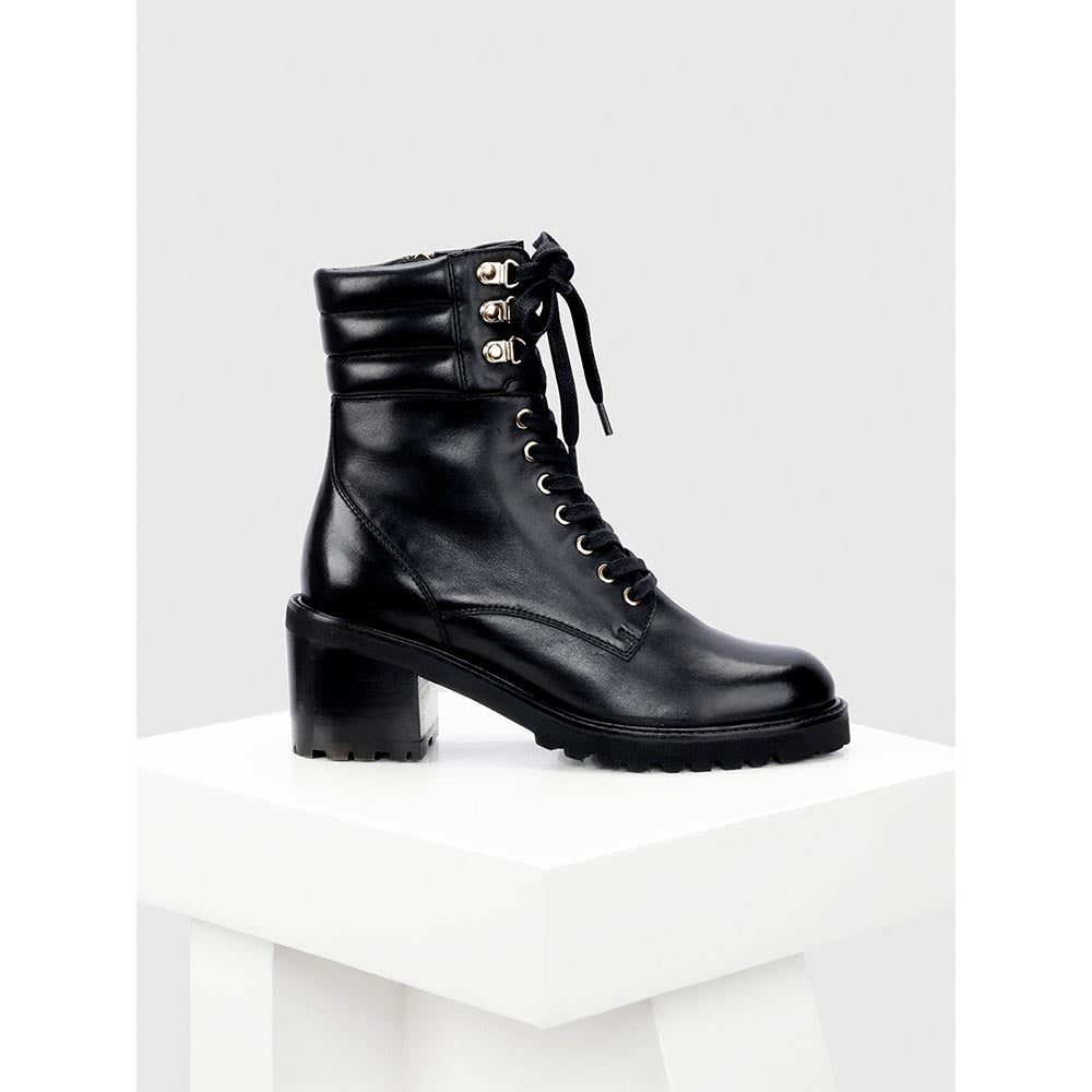 Oroh Cordon Black Casual Boots