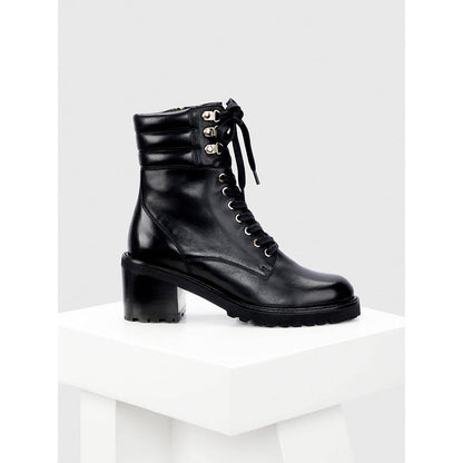 Oroh Cordon Black Casual Boots