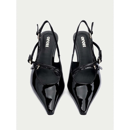 Oroh Black Marsala Heels