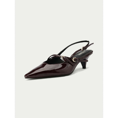 Oroh Brown Marsala Heels