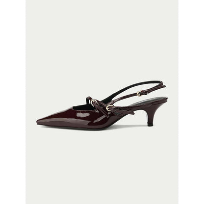 Oroh Brown Marsala Heels