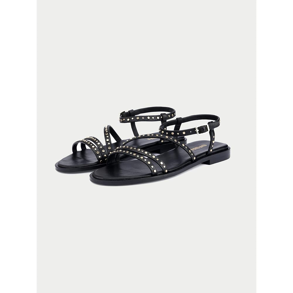 Oroh Black Oristano Sandals