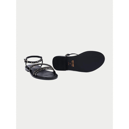 Oroh Black Oristano Sandals