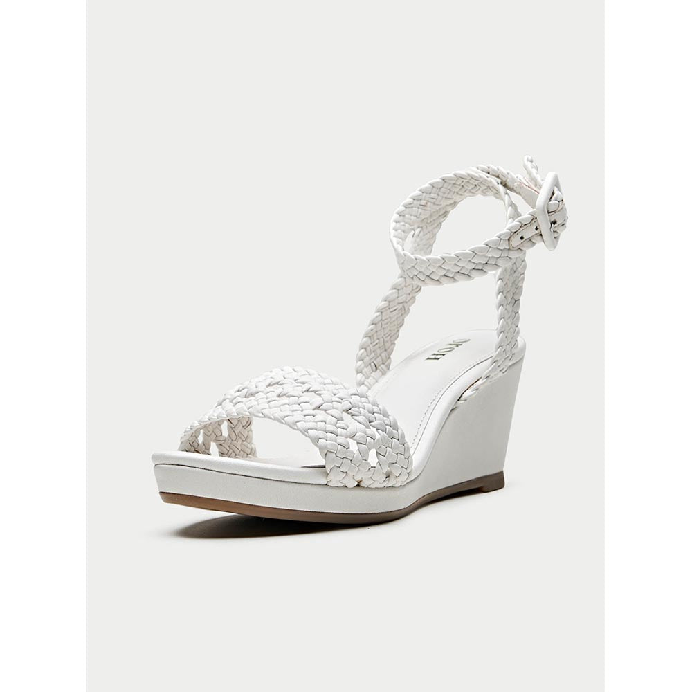Oroh White Empoli Heel Sandals