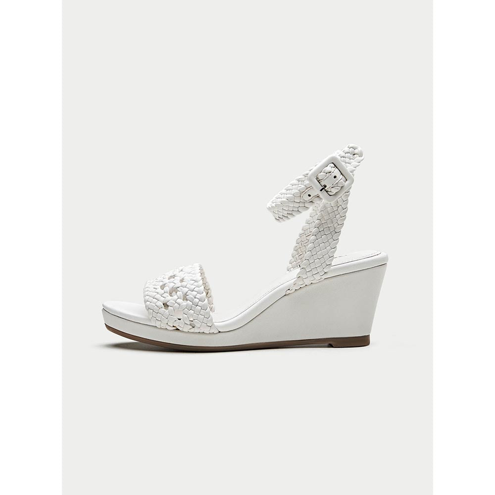 Oroh White Empoli Heel Sandals