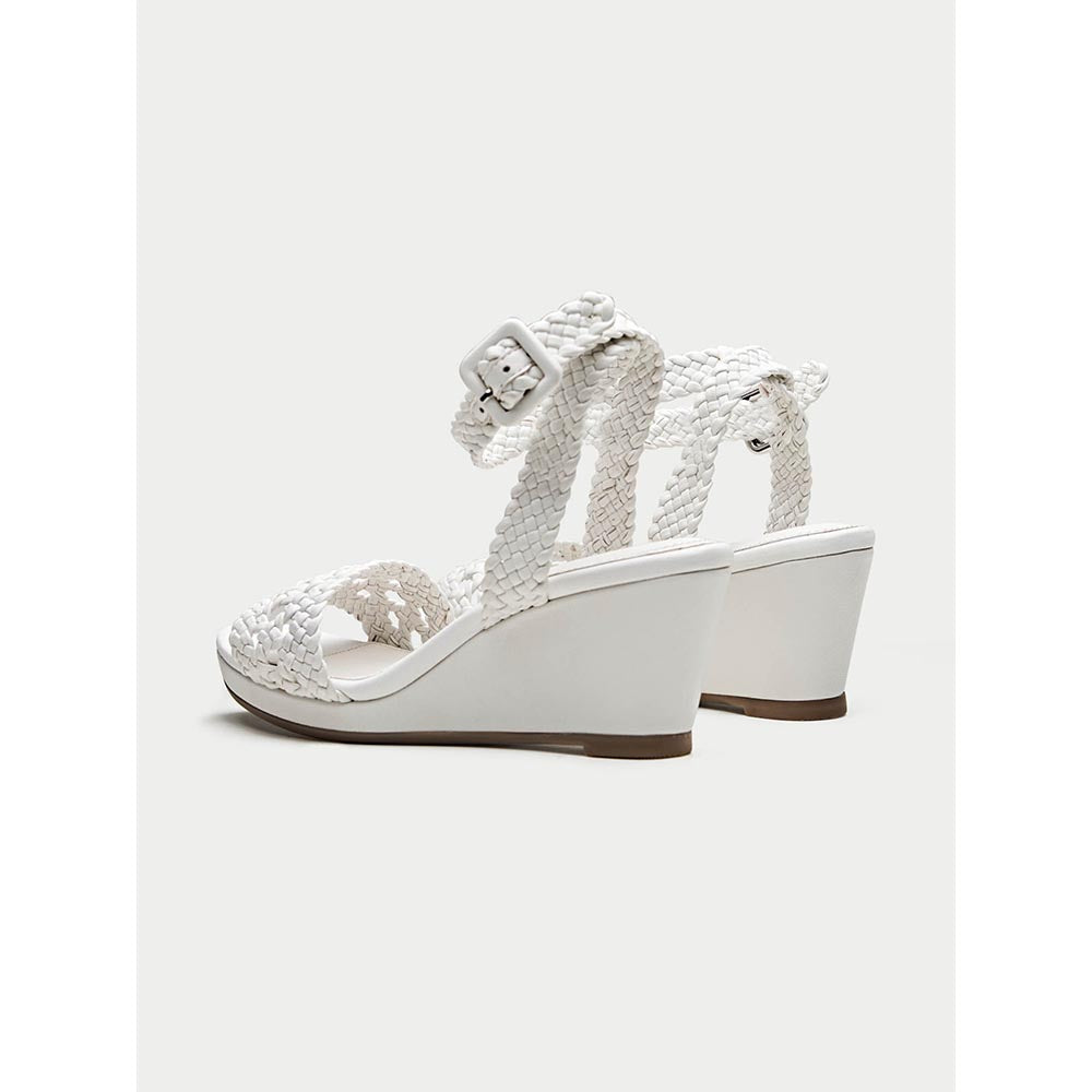 Oroh White Empoli Heel Sandals