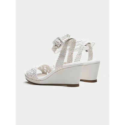 Oroh White Empoli Heel Sandals