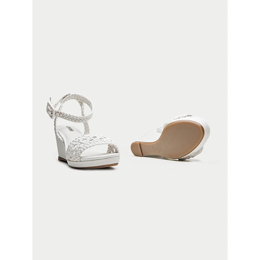 Oroh White Empoli Heel Sandals